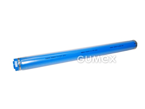 Membránový difuzor PRO2 AIR Pre-PUR 601, DN 64,5mm, délka 570mm, vnitřní závit G 3/4", nosná část (PP, modrý), návlek (PU, transparentní), upevňovací spony (nerezová ocel)